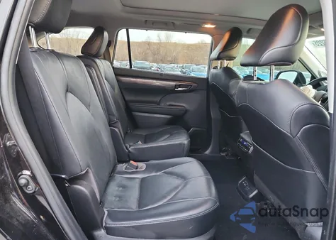 2021 Toyota Highlander Hybrid Platinum z USA, uszkodzony, nr VIN 5TDEBRCH2MS020162